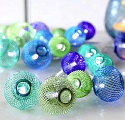 Гирлянда "Шары" син+фиол+салат+зел 3 м х 3 см х 20 ламп от сети