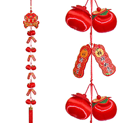 Китайская подвеска Яблоки 16х150см, Две рыбки
